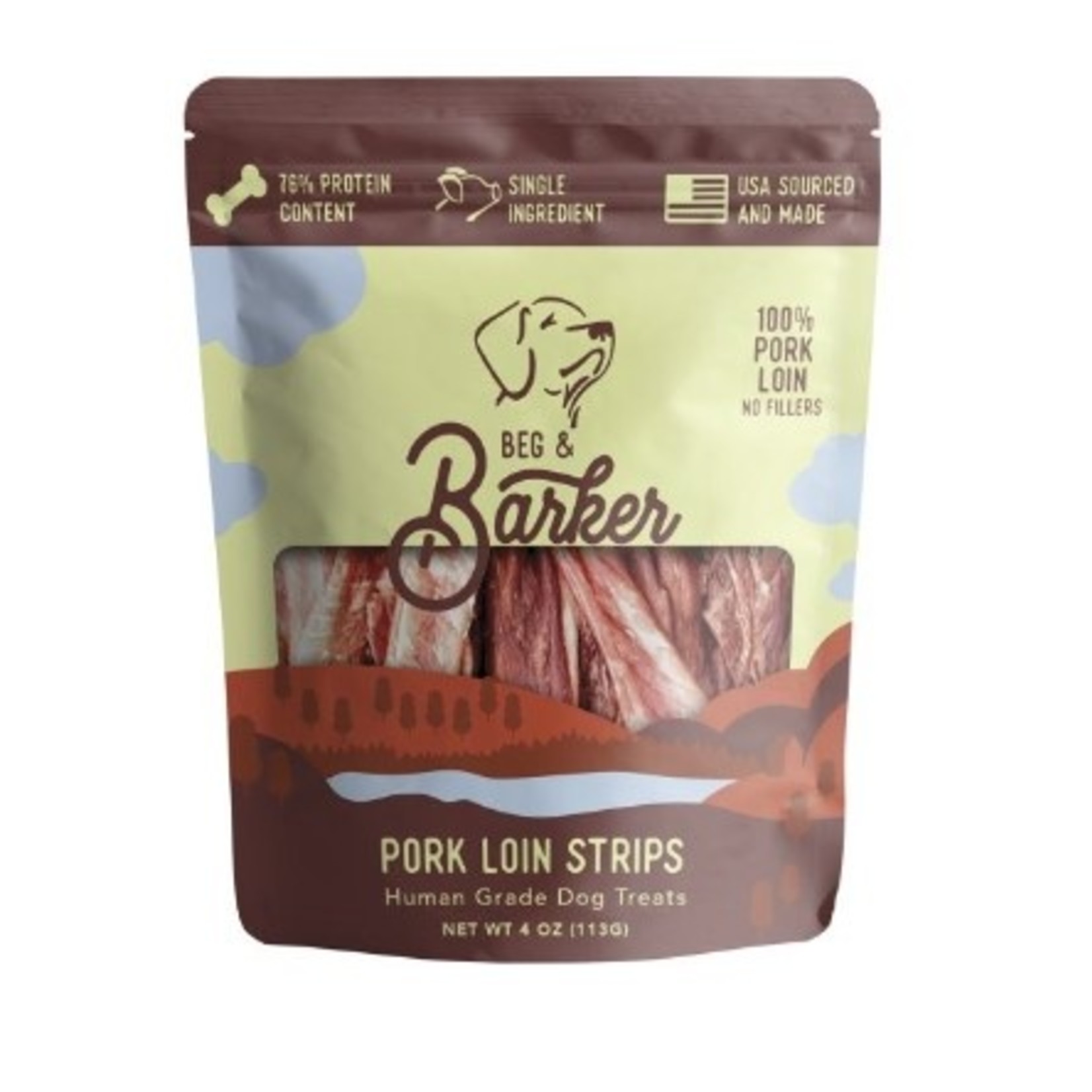 Beg and Barker BEG & BARKER PORK LOIN STRIPS 4 OZ