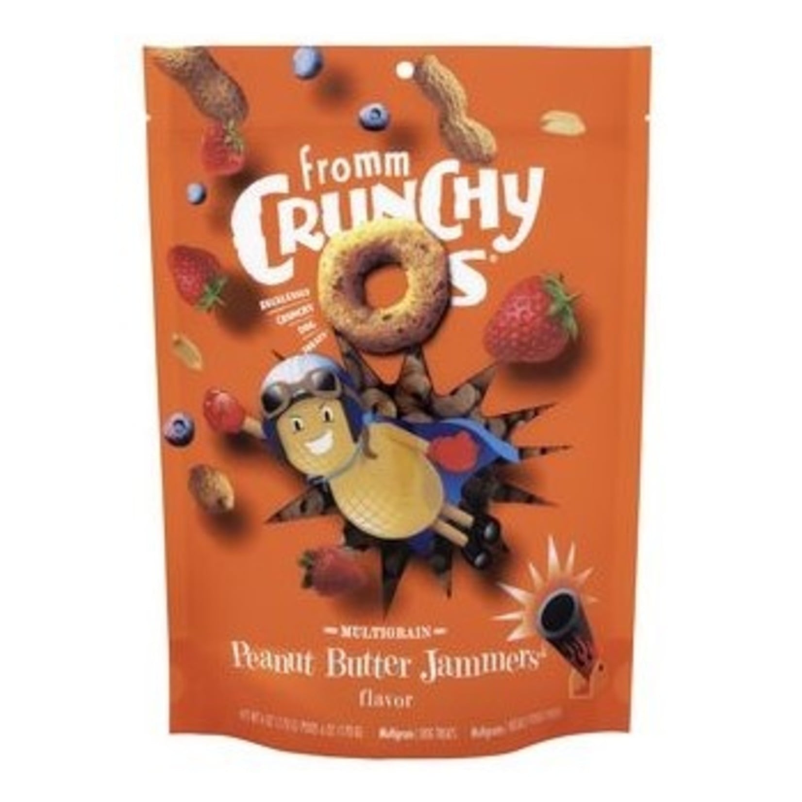 Fromm Family Fromm Crunchy O's Multigrain Peanut Butter Jammies Dog Treats 6 oz