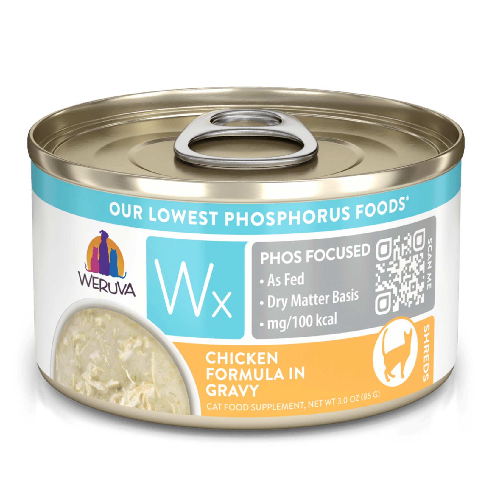Weruva Weruva Wx Phos Focused Chicken Formula in Gravy Wet Cat Food 3 oz