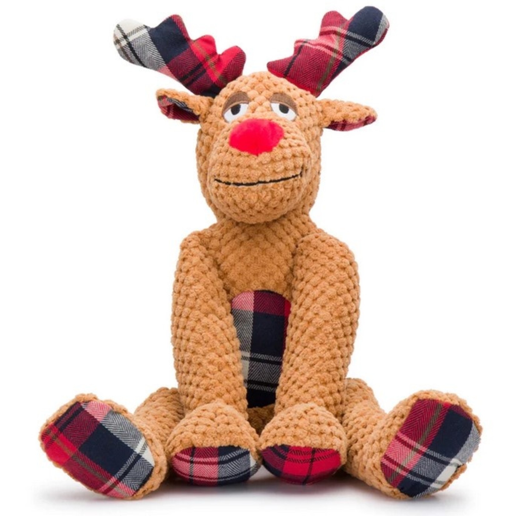 Fabdog FABDOG Holiday Floppy Reindeer SM Dog Toy