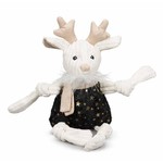 Hugglehounds HH Celebration Reindeer Holiday Knottie Wee Dog Toy
