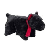 Hugglehounds HH Bernard Bear Holiday Squooshie Sm Dog Toy