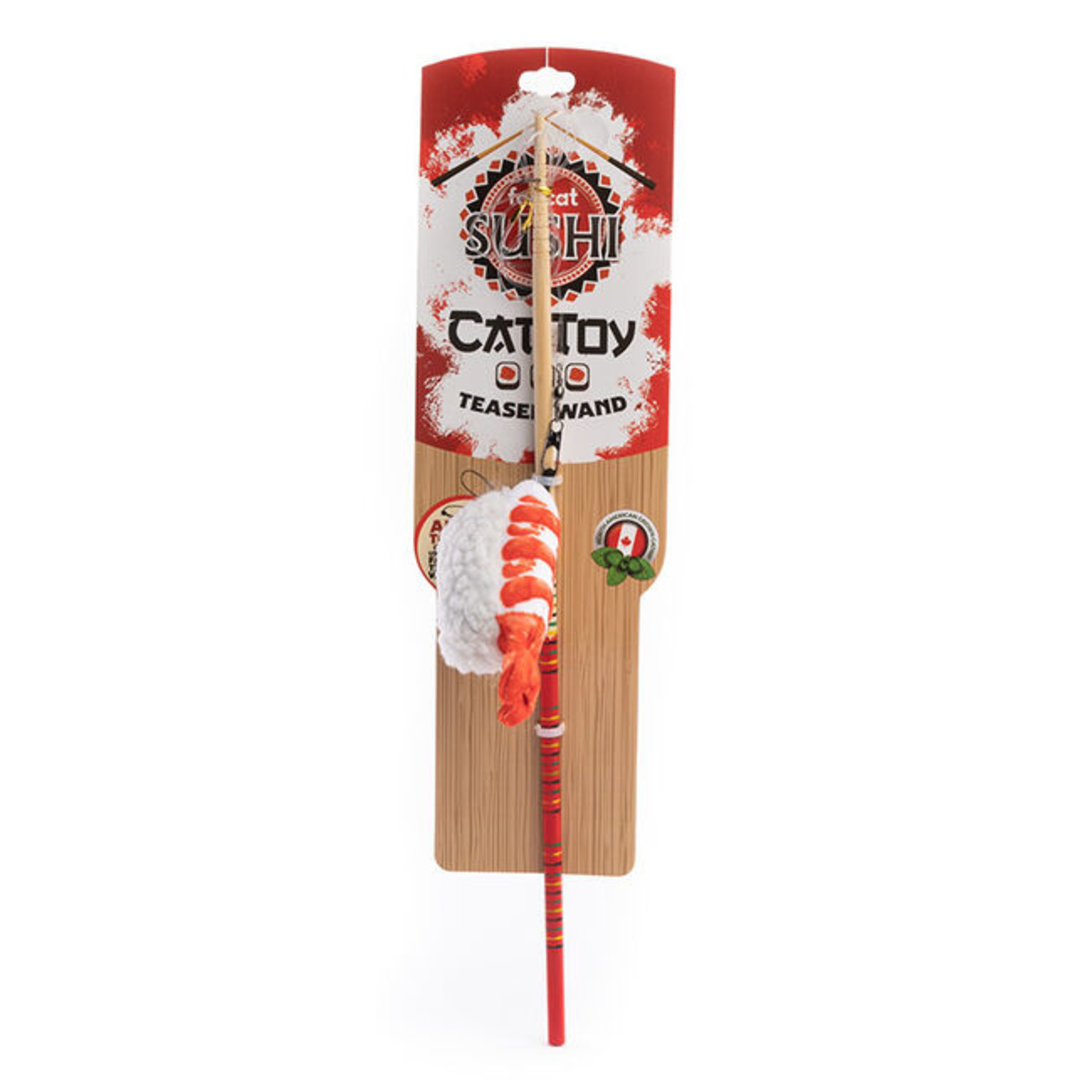 Fabdog FAB CAT Sushi Teaser Cat Toy