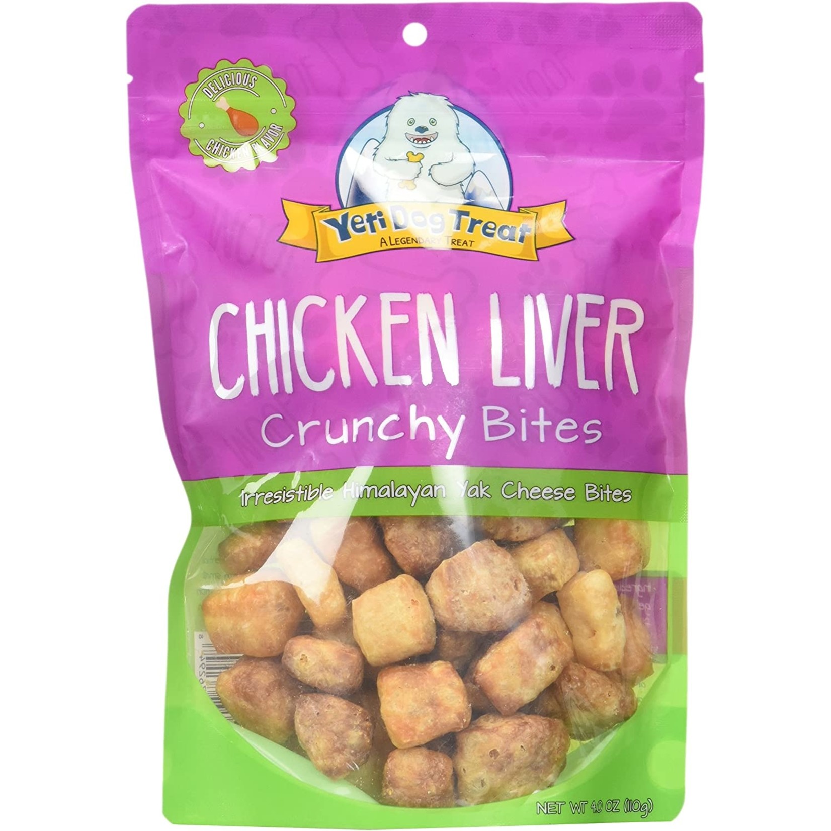 Yeti YETI DOG TREAT CRUNCHY BITES CHICKEN LIVER 4OZ