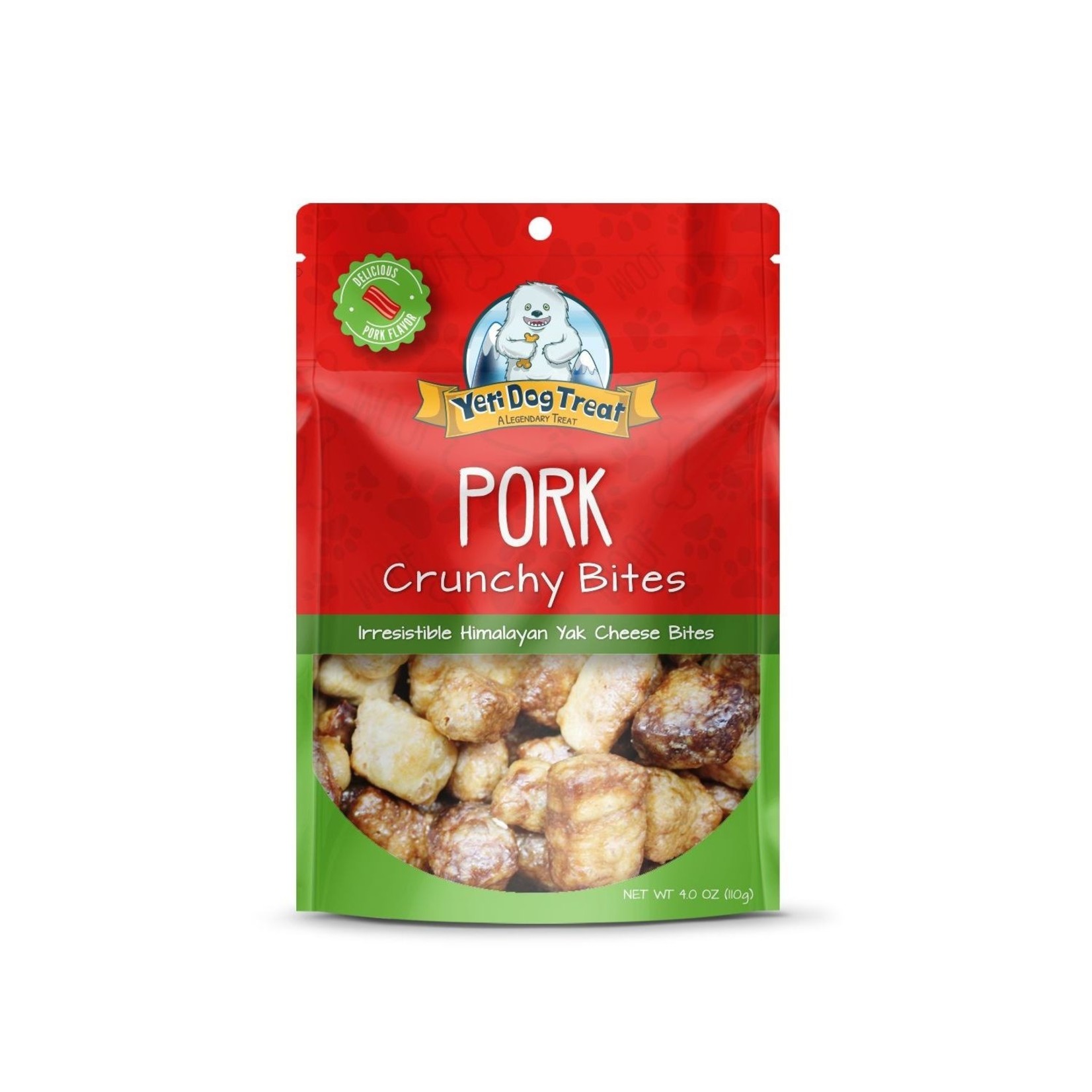 Yeti YETI Crunchy Bites Pork Treat Dog 4oz