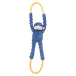 Zippy Paws ZIPPYPAWS Monkey Rope Tug Dog Toy Blue Large