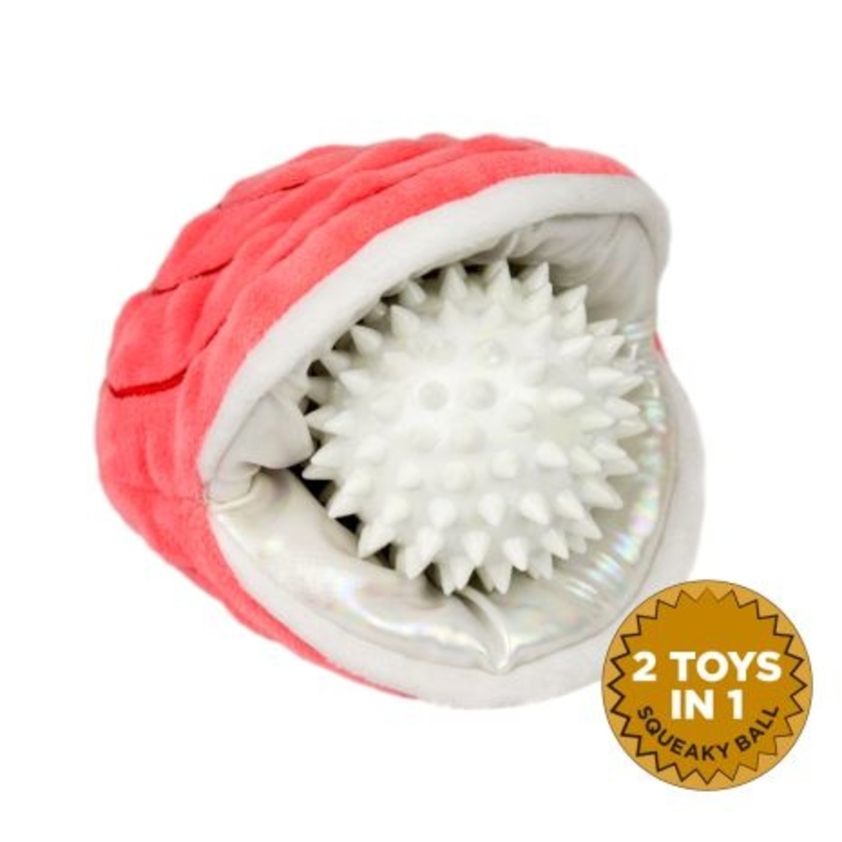 Tall Tails TALL TAILS Oyster with Pearl Dog Toy 5"