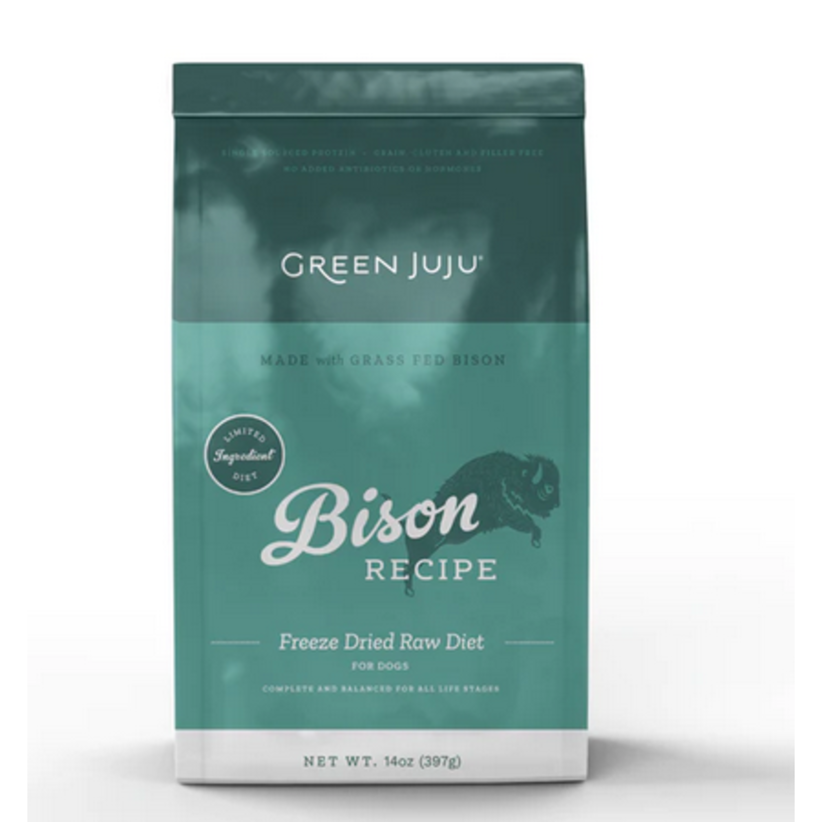 Green Juju GREEN JUJU FD DIET BISON 14 OZ