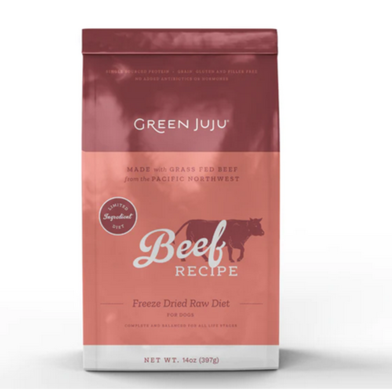 Green Juju GREEN JUJU FD DIET BEEF 14 OZ