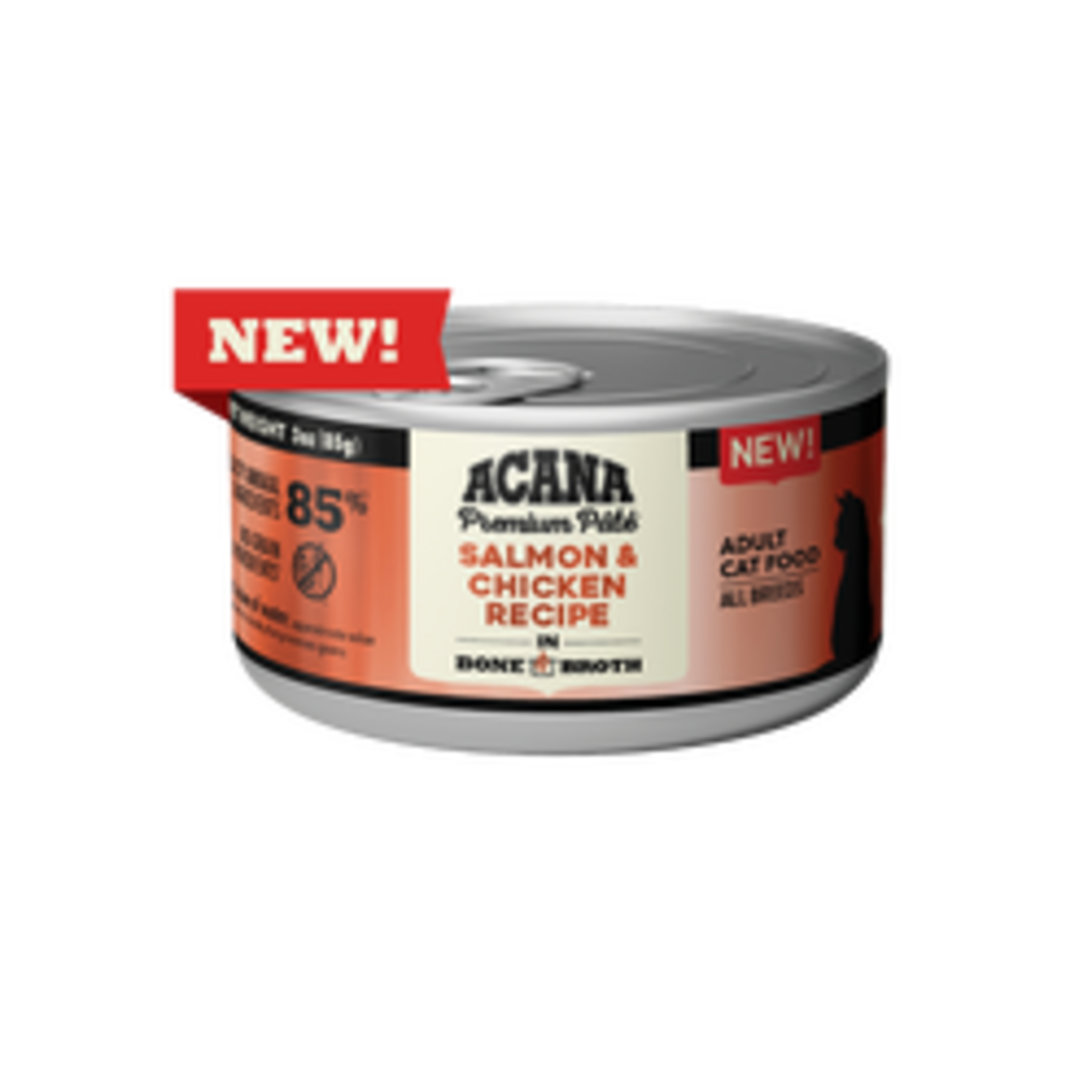 Acana ACANA Premium Pate Salmon & Chicken Recipe in Bone Broth Wet Cat Food 3oz
