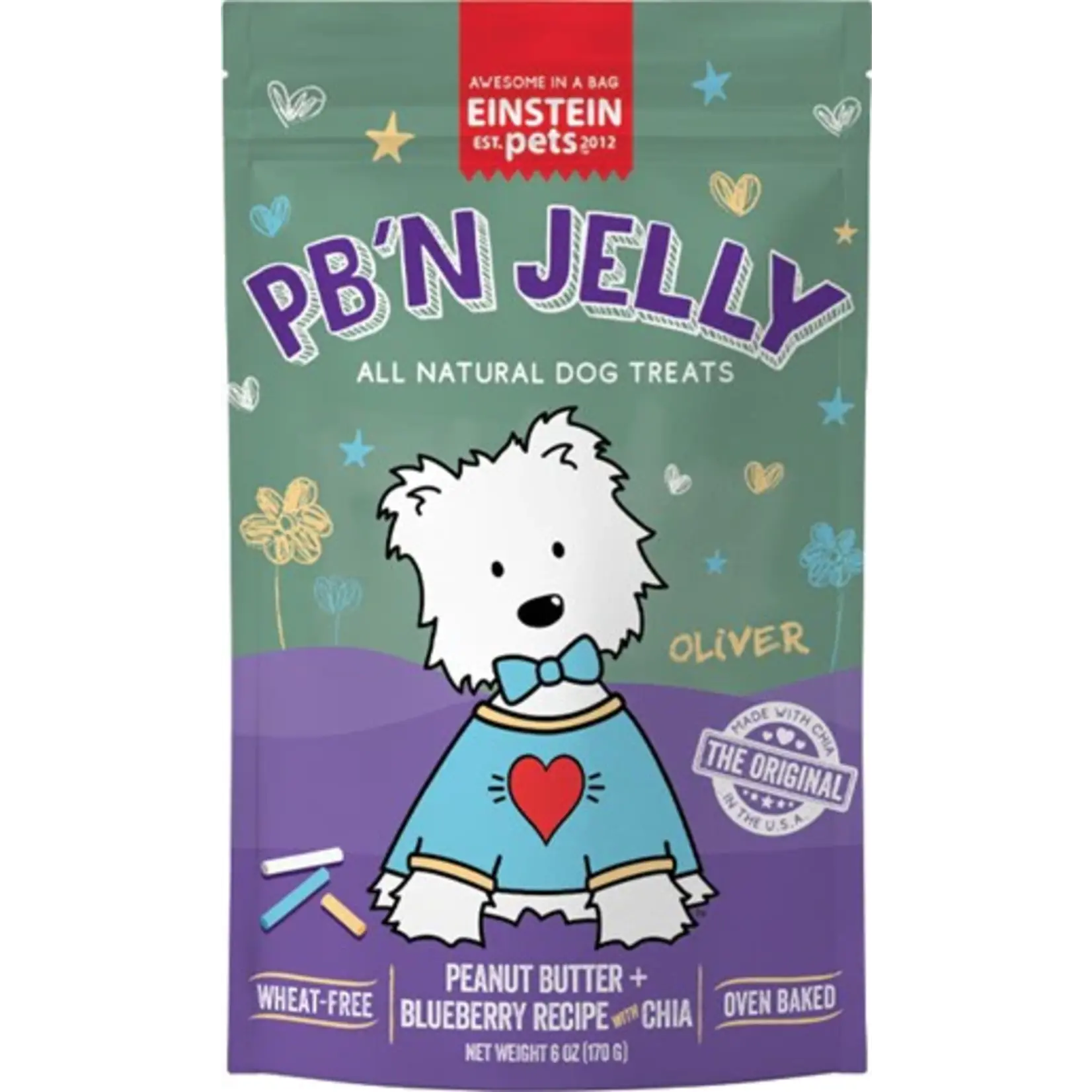 Einstein Pet EINSTEIN PB'N Jelly Dog Treats 6oz