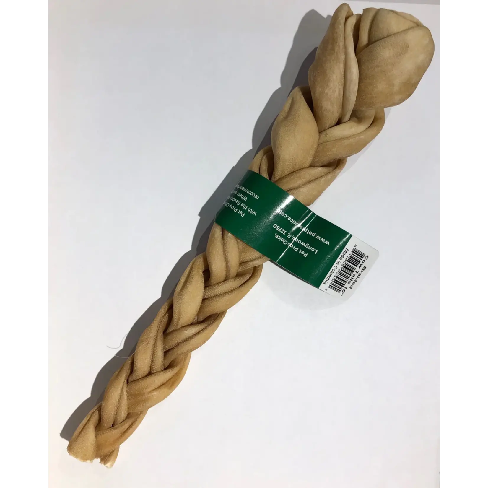 Pet Pros Choice PPC Tall Braided Cow Tails 10"