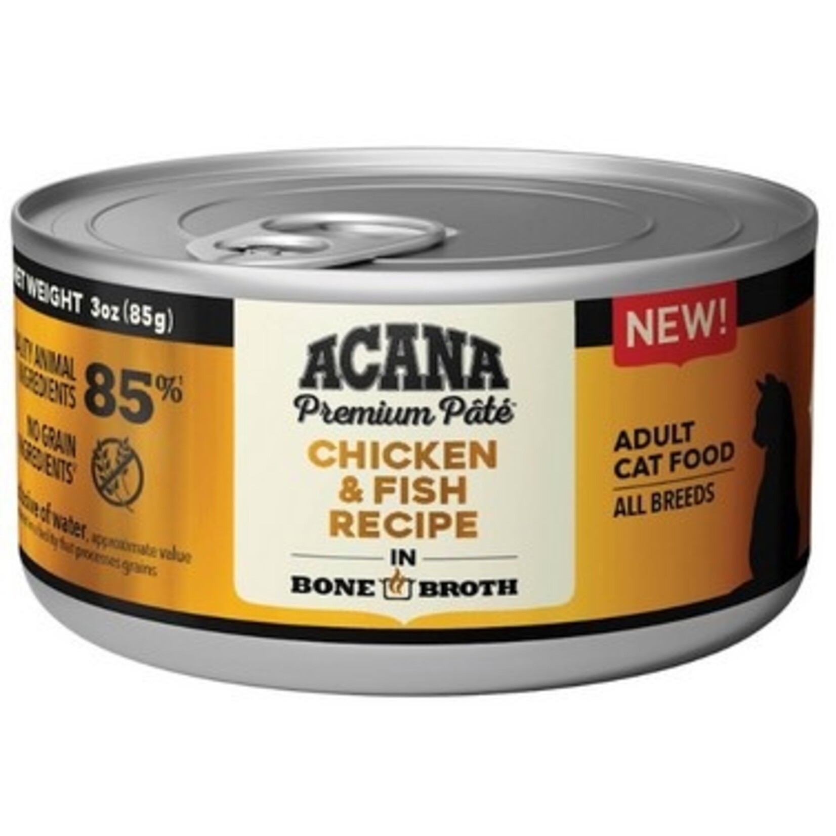 Acana ACANA Premium Pate Chicken & Fish Recipe in Bone Broth Wet Cat Food 3oz