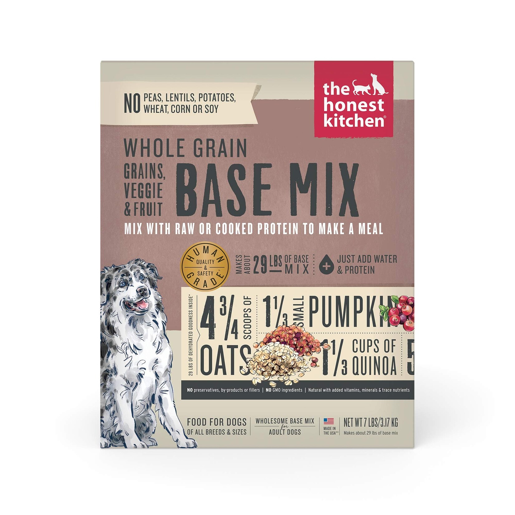 Honest Kitchen THK Whole Grain Base Mix 3#