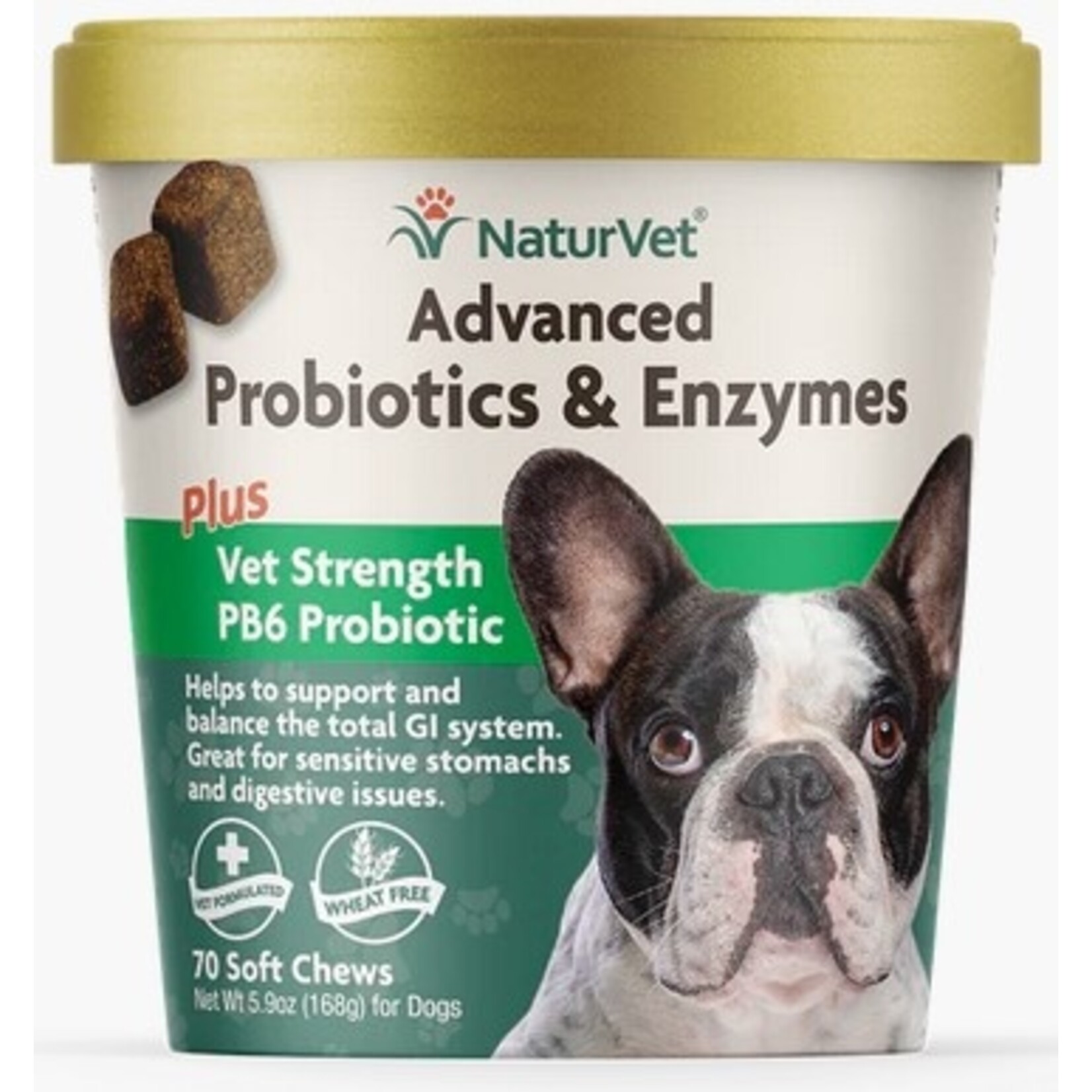 Naturvet NATURVET Advanced  PB6 Probiotics & Enzymes 70ct