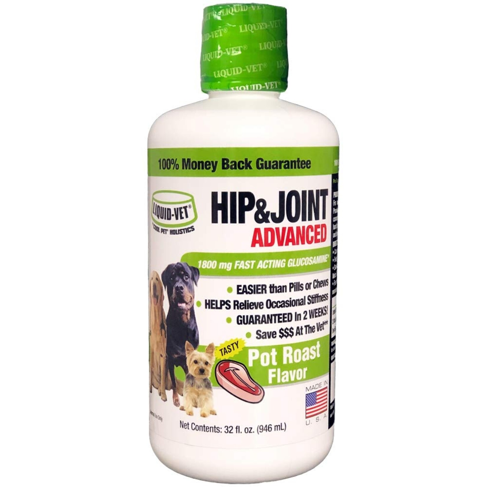 Liquid-Vet LIQUID-VET Hip & Joint Advanced Pot Roast 32oz