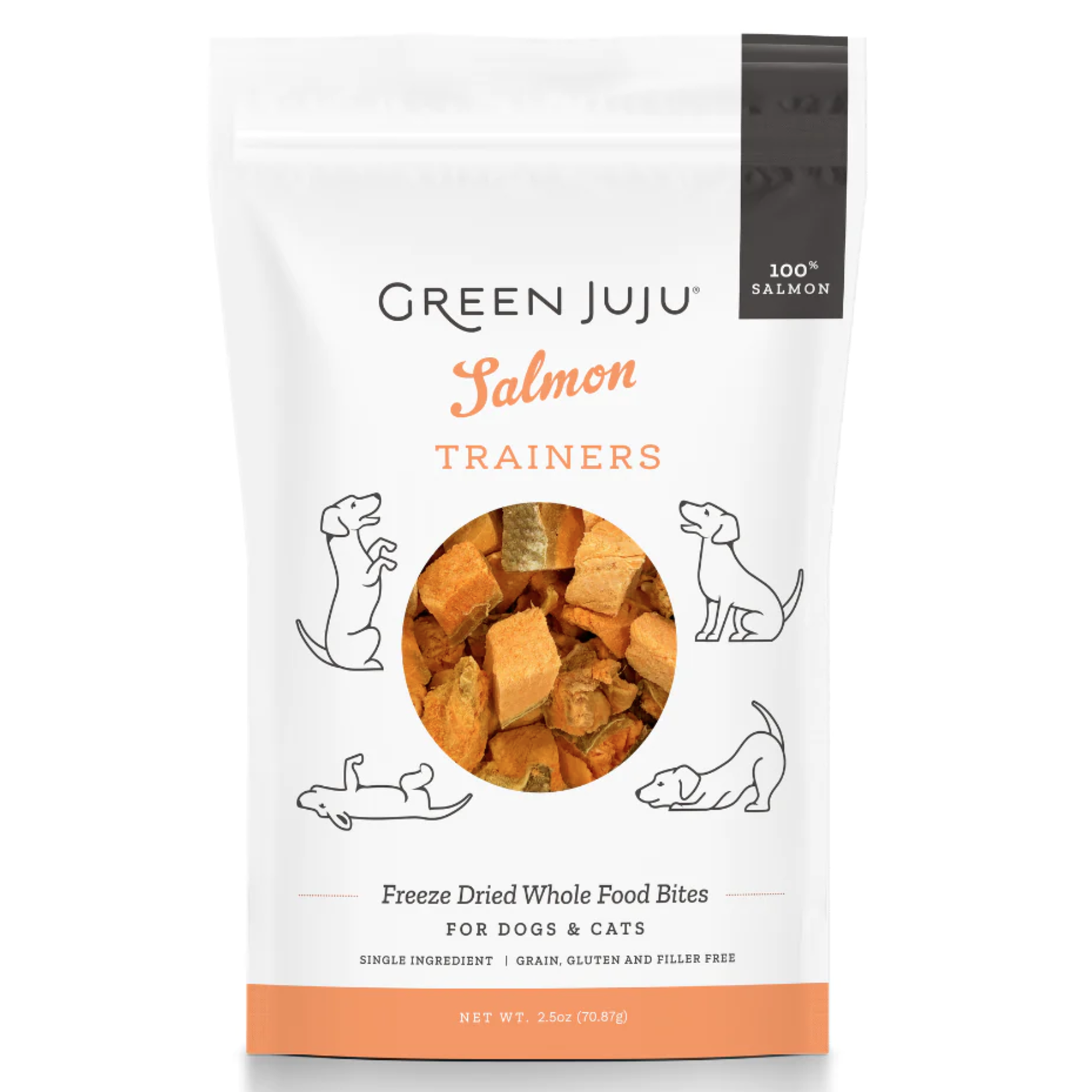 Green Juju GREEN JUJU FD SALMON TRAINERS 2.5 OZ