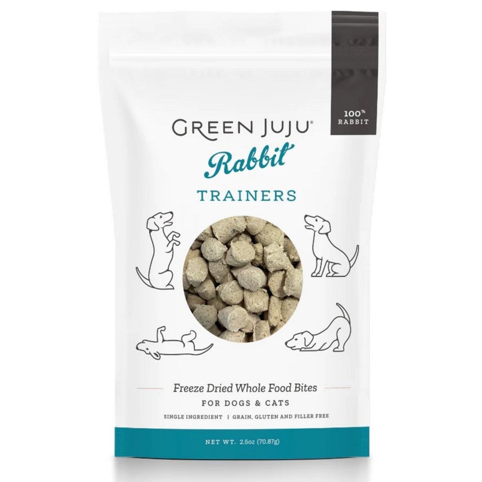 Green Juju Green Juju Freeze Dried Rabbit Trainers 2.5 oz