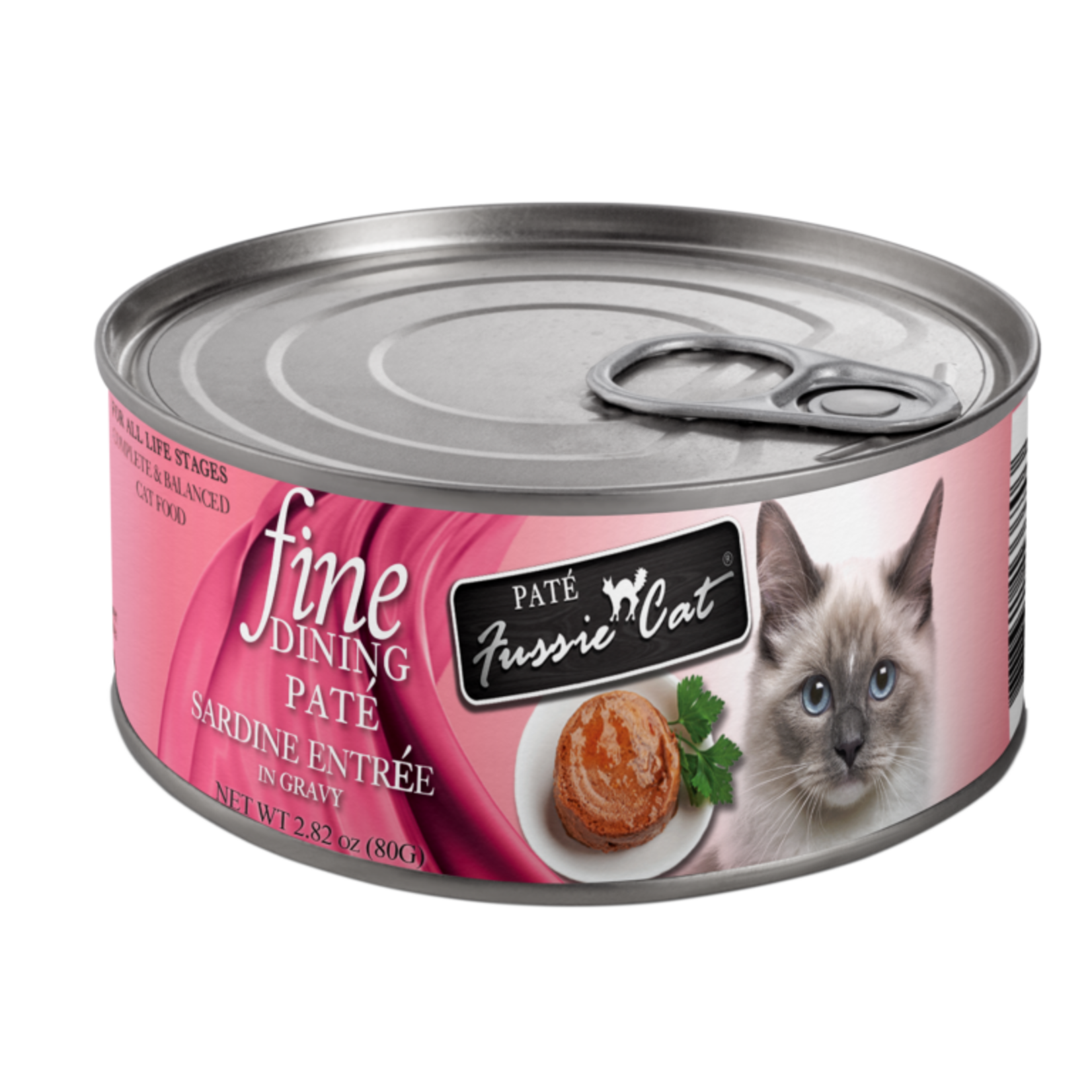 Fussie Cat FUSSIE Fine Dining Pate Sardine Cat Can 2.82oz