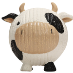 Hugglehounds HH Ruff-Tex Cow Toy Dog Lrg