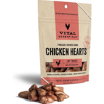 Vital Essentials Vital Essentials Freeze Dried Chicken Hearts Cat Treats 0.8oz