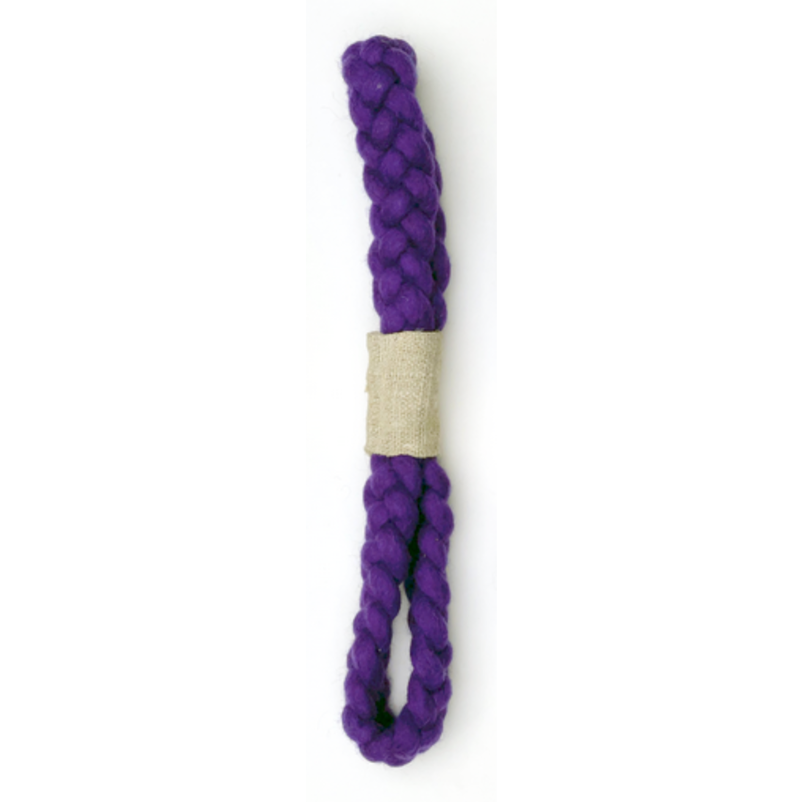 Dharma Dog DHARMA DOG Toy Hemp Loop Pull 10" Purple