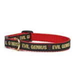 Up Country UPCOUNTRY Evil Genius Cat Collar 12''