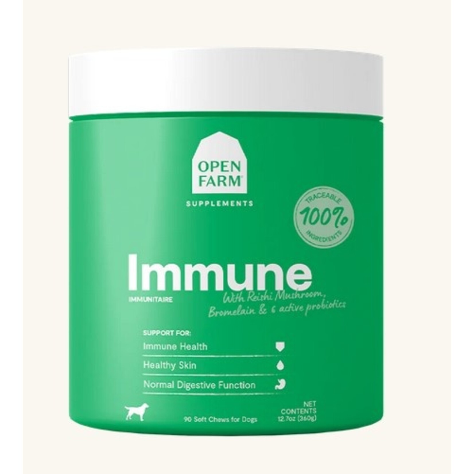 Open Farm Open Farm Immune Health Supplement Chews for Dogs 90 count