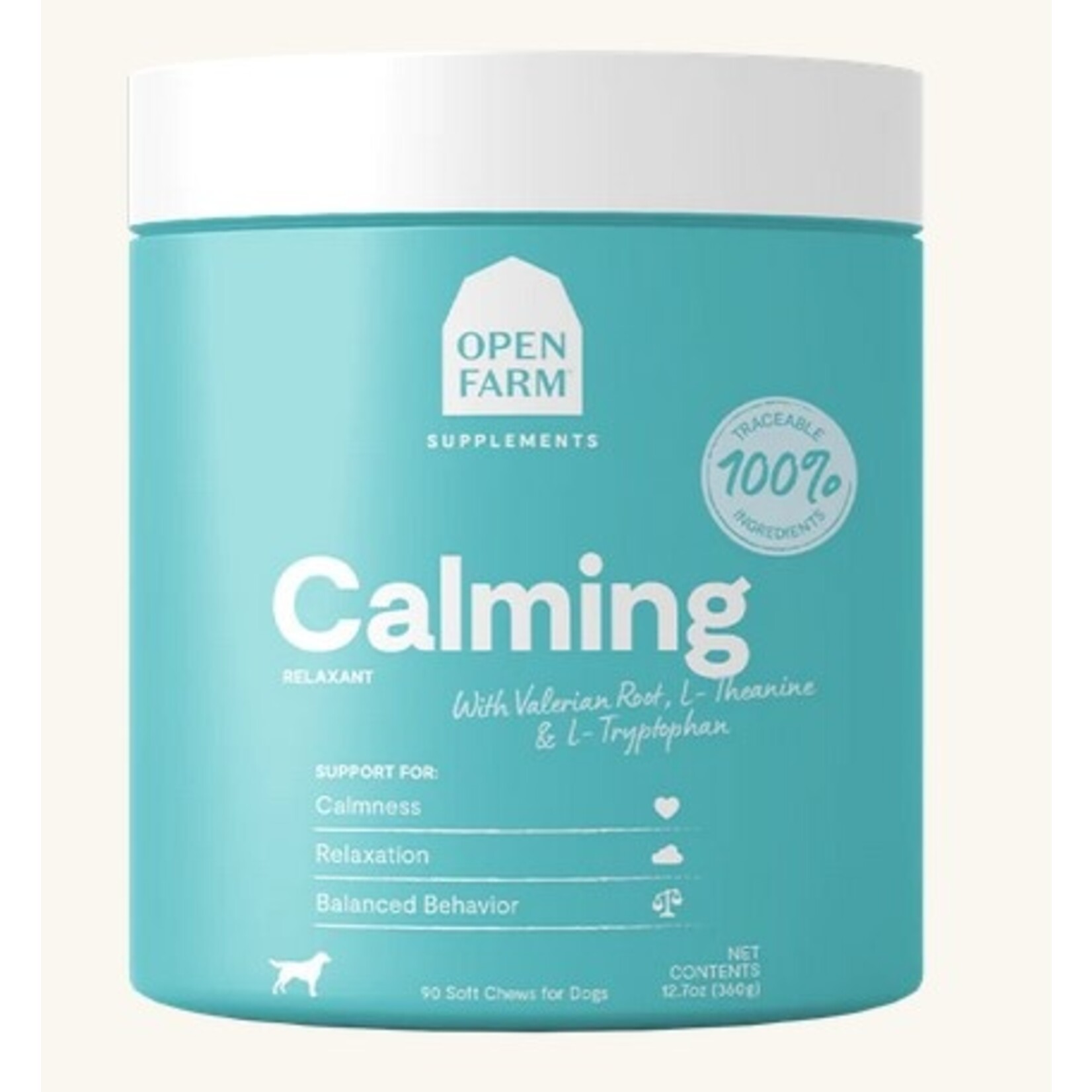 Open Farm Open Farm Calming Health Supplement Chews for Dogs 90 count