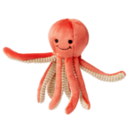 Fluff & Tuff F&T Squirt Octopus Mini Dog Toy