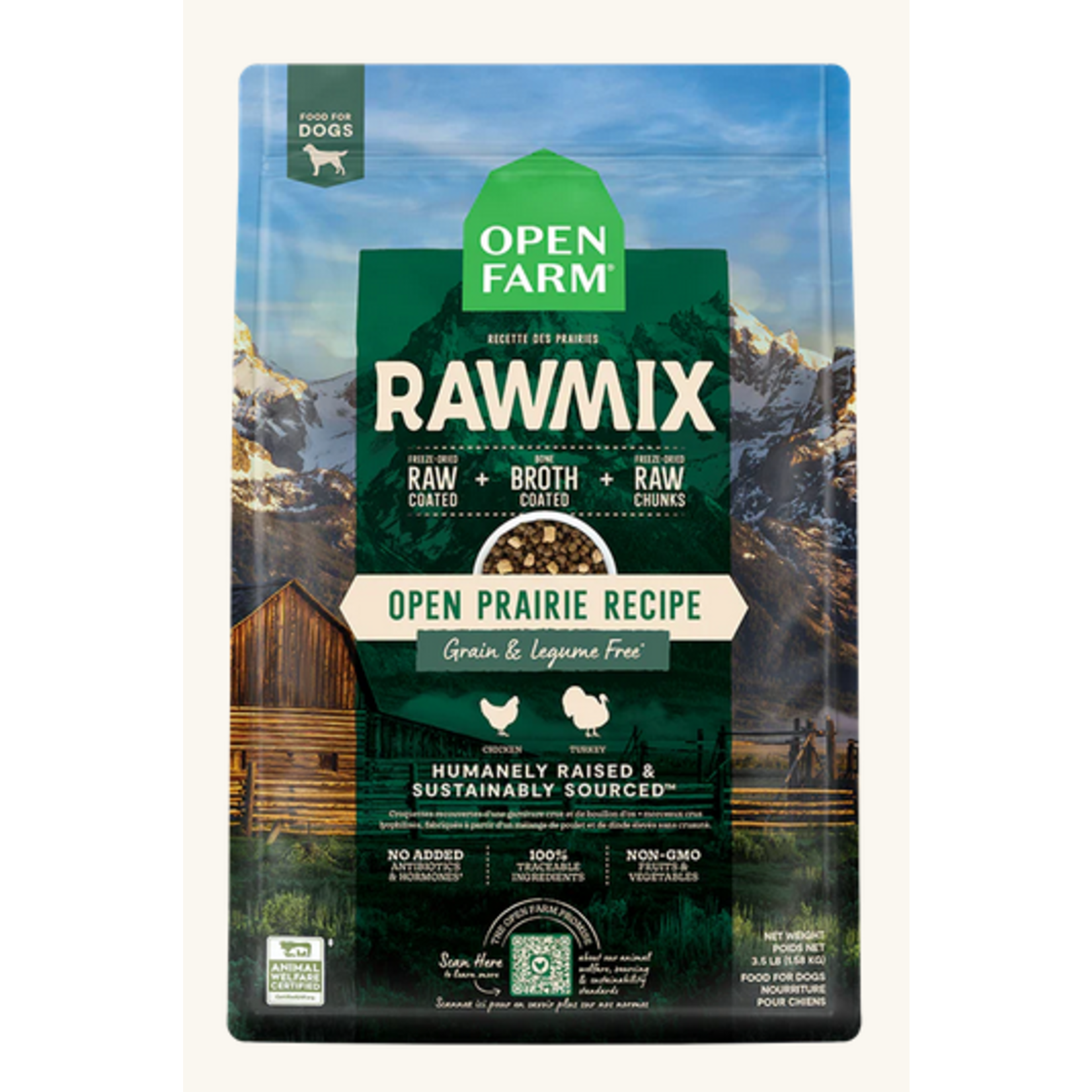 Open Farm OPEN FARM RawMix Grain Free Open Prairie Dog