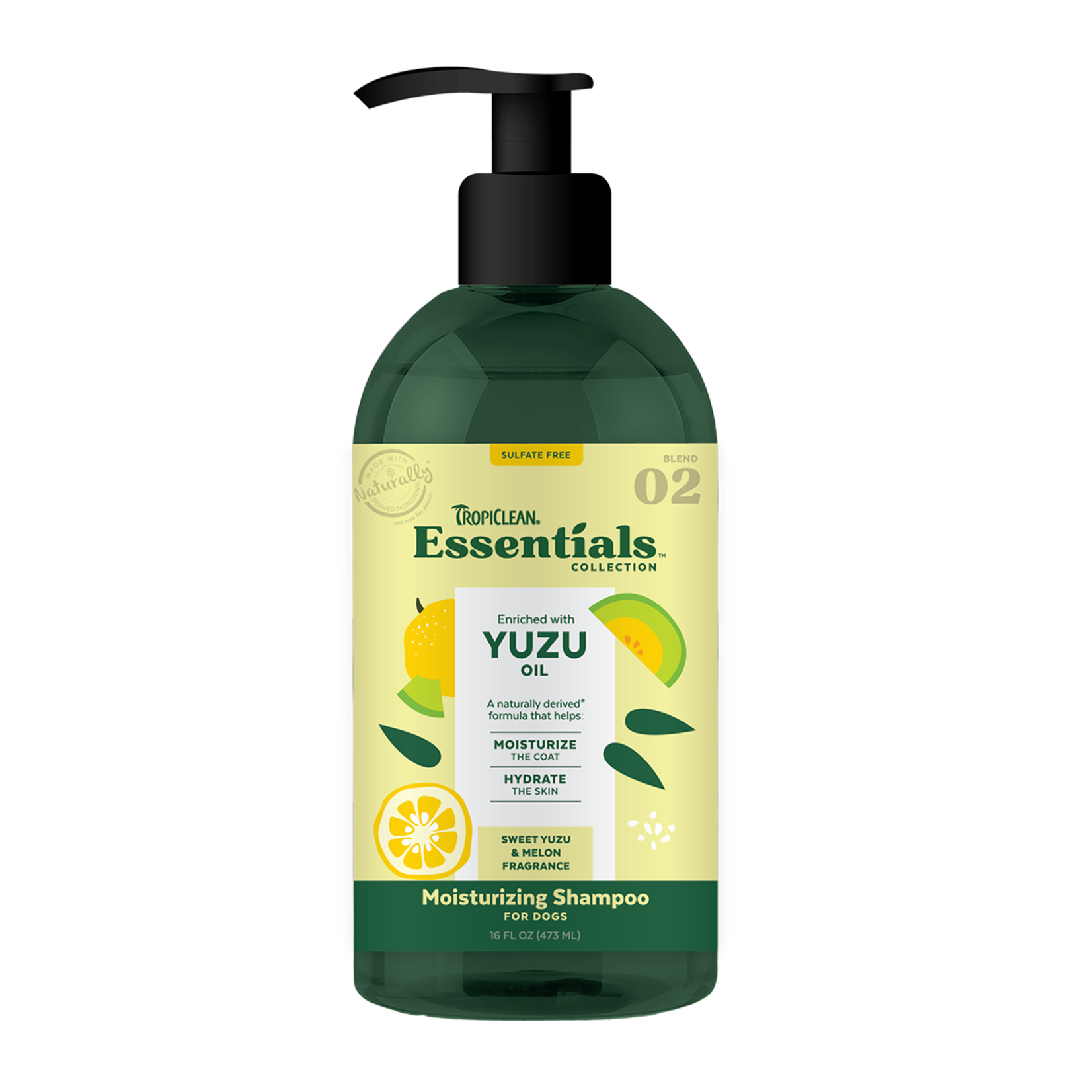 Tropiclean TROPICLEAN Essentials Shampoo Yuzu Fruit 16oz