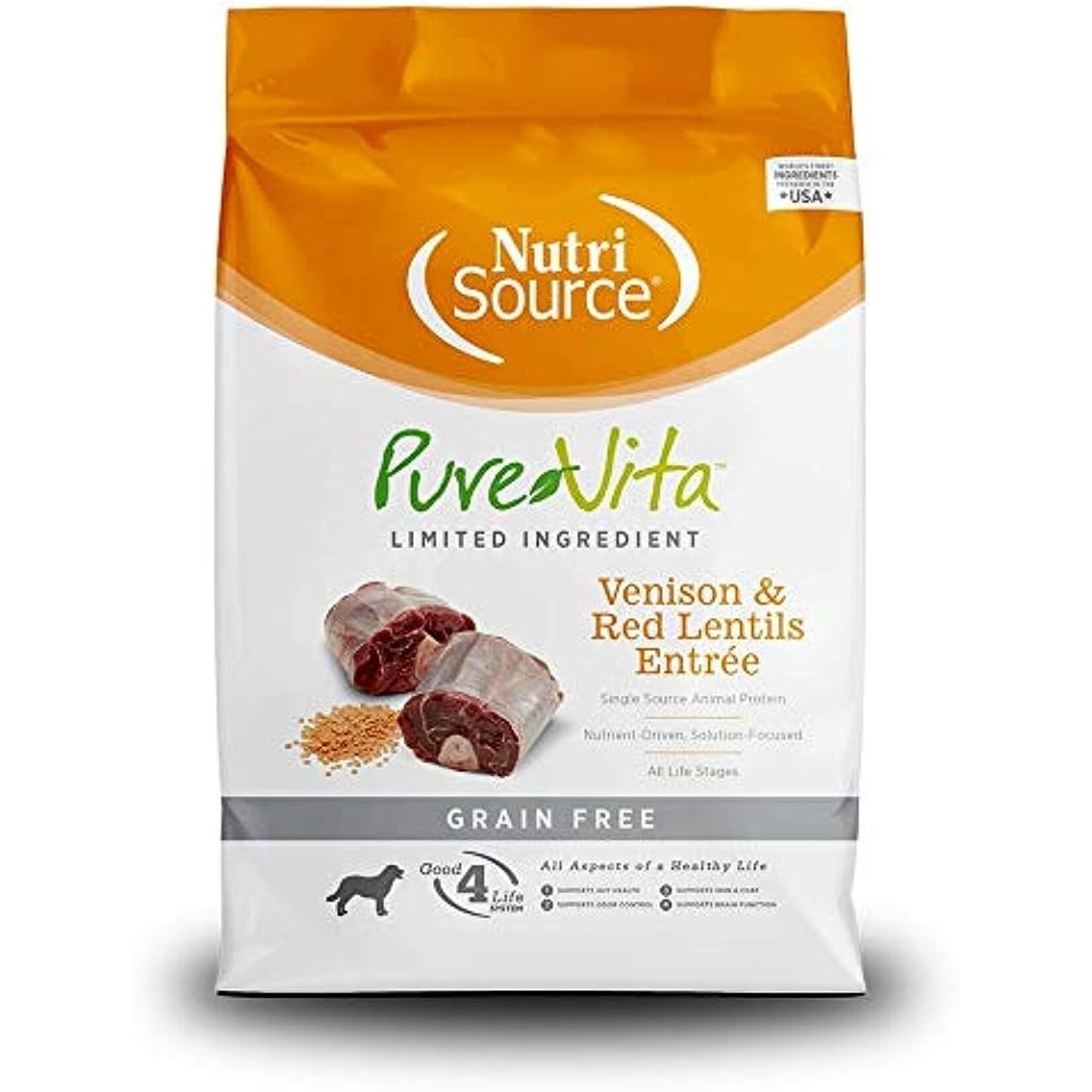 Pure Vita Pure Vita Grain Free Venison & Lentil Dog Food