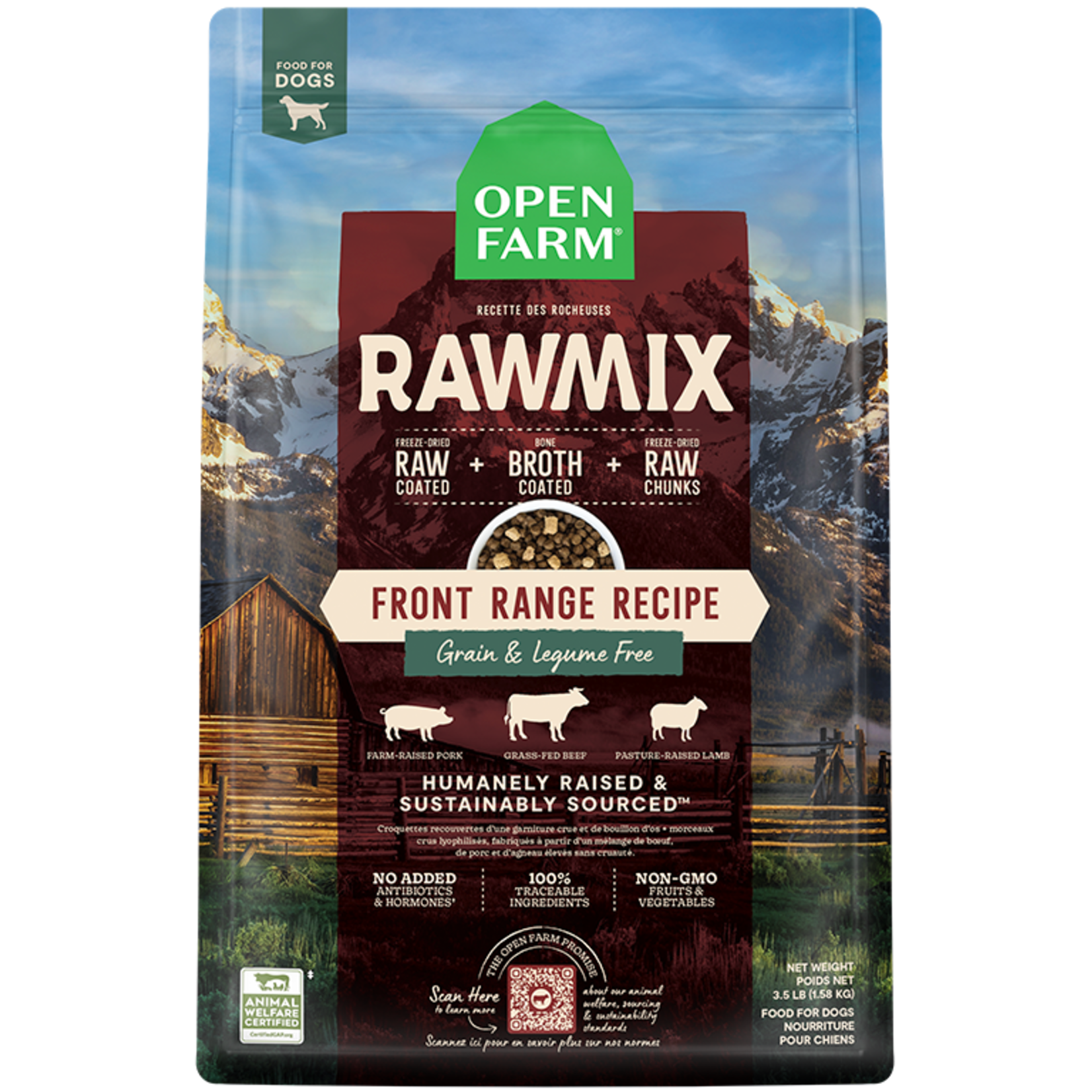 Open Farm OPEN FARM RawMix Grain Free Front Range Dog