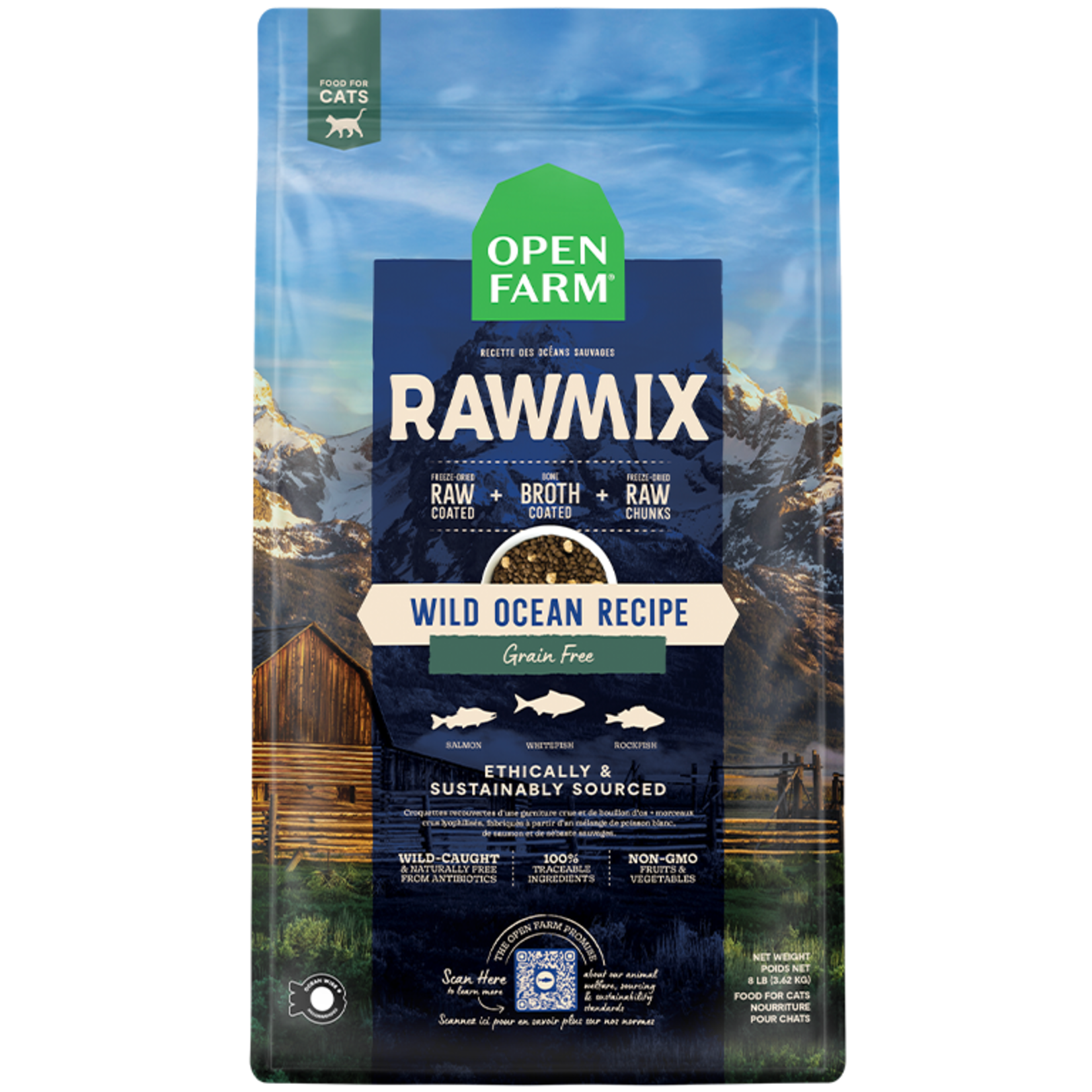 Open Farm OPEN FARM RawMix Grain Free Wild Ocean Cat 2.25 lb.