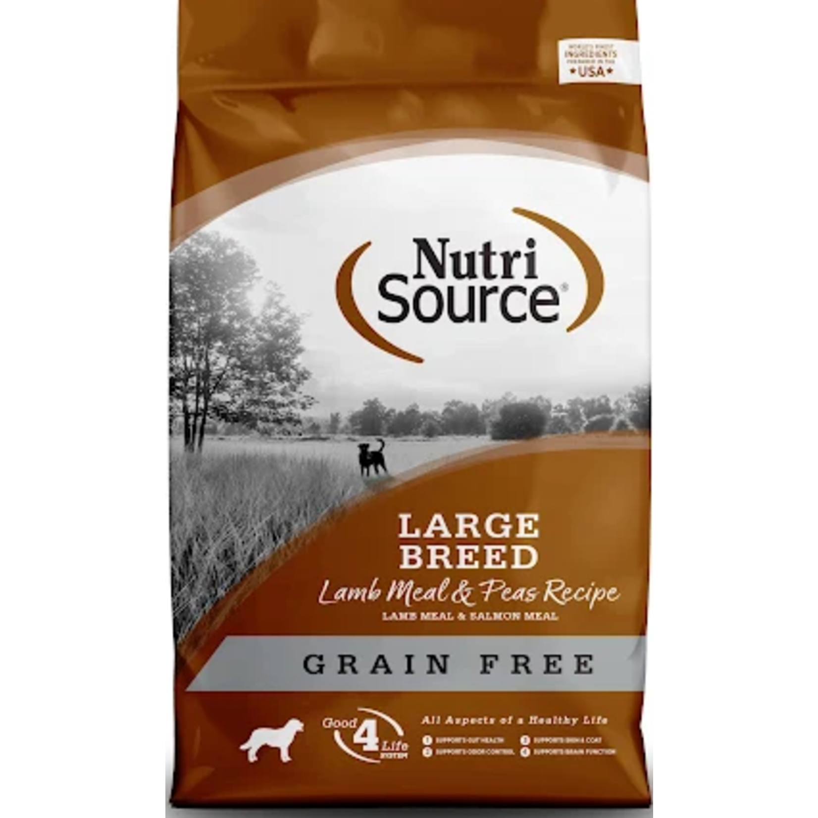 Nutrisource NutriSource Grain Free Large Breed Lamb Meal & Peas Dog Food