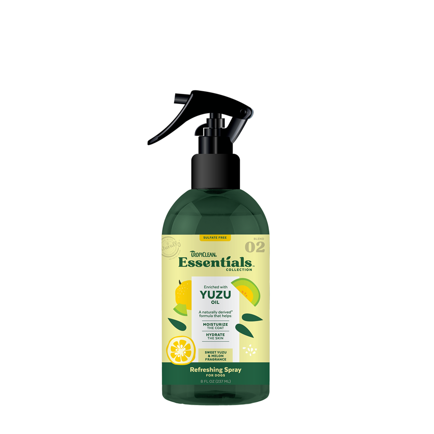 Tropiclean TROPICLEAN ESSENTIALS YUZU FRUIT DEODORIZING SPRAY 8 OZ