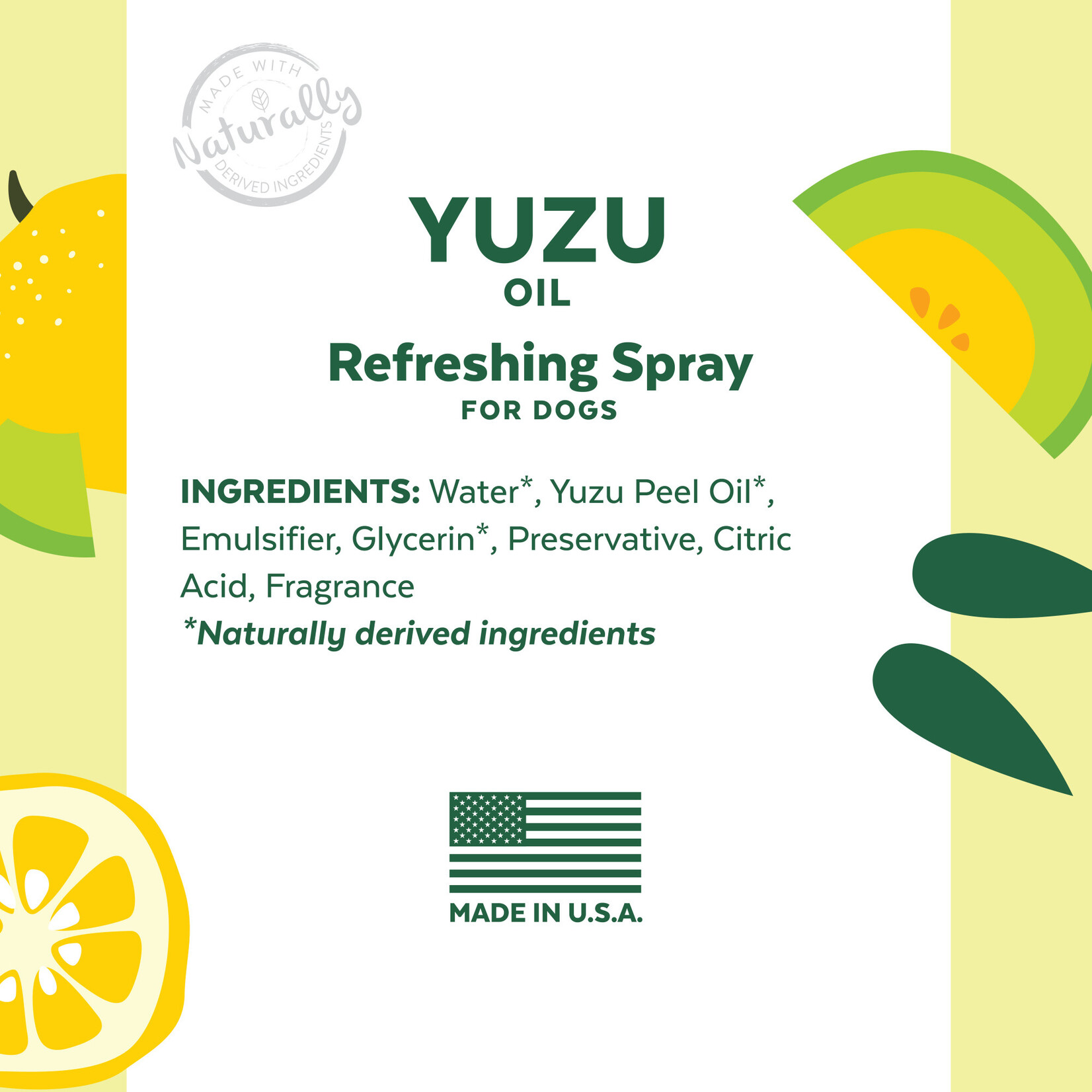 Tropiclean TROPICLEAN ESSENTIALS YUZU FRUIT DEODORIZING SPRAY 8 OZ