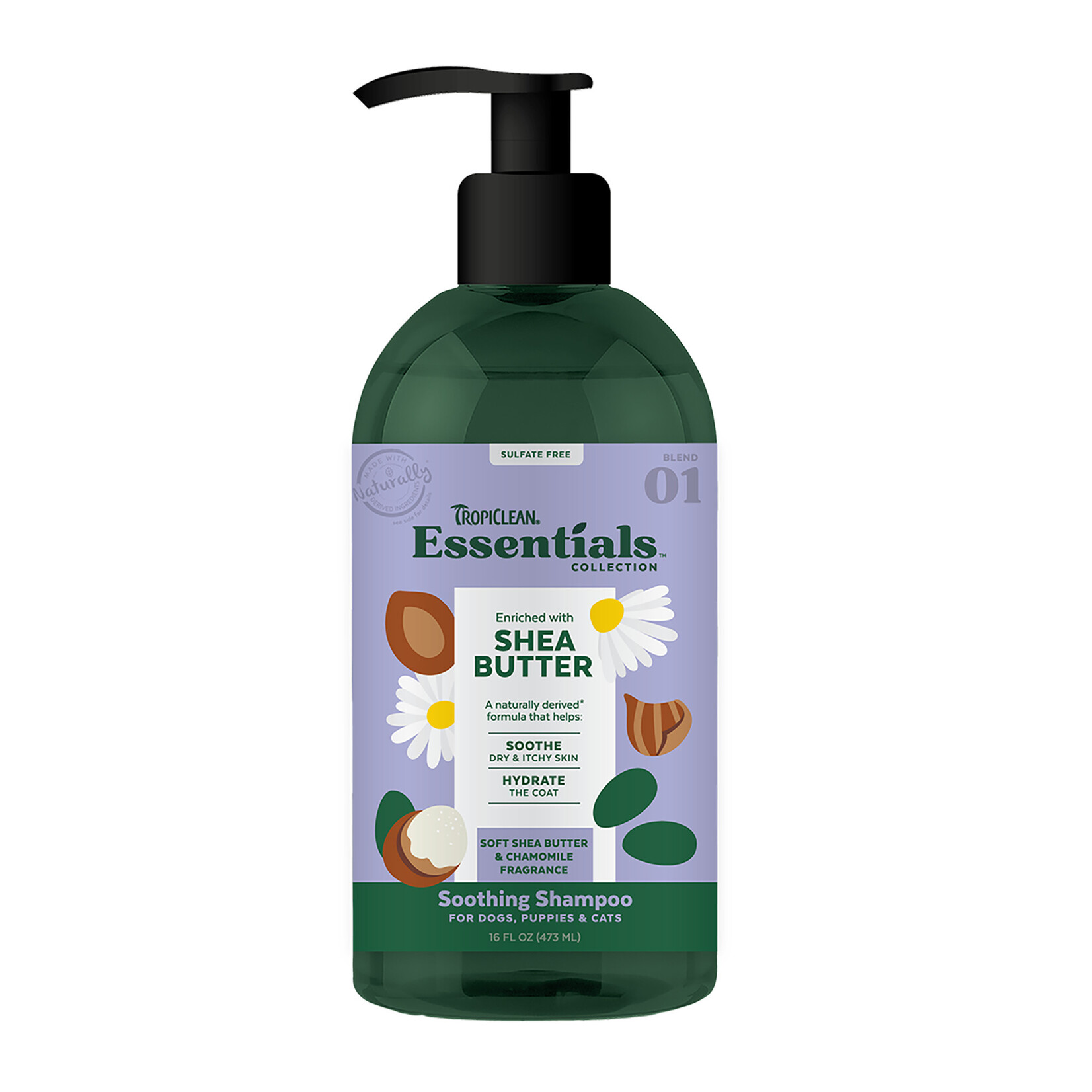 Tropiclean TROPICLEAN Essentials Shampoo Shea Butter 16oz