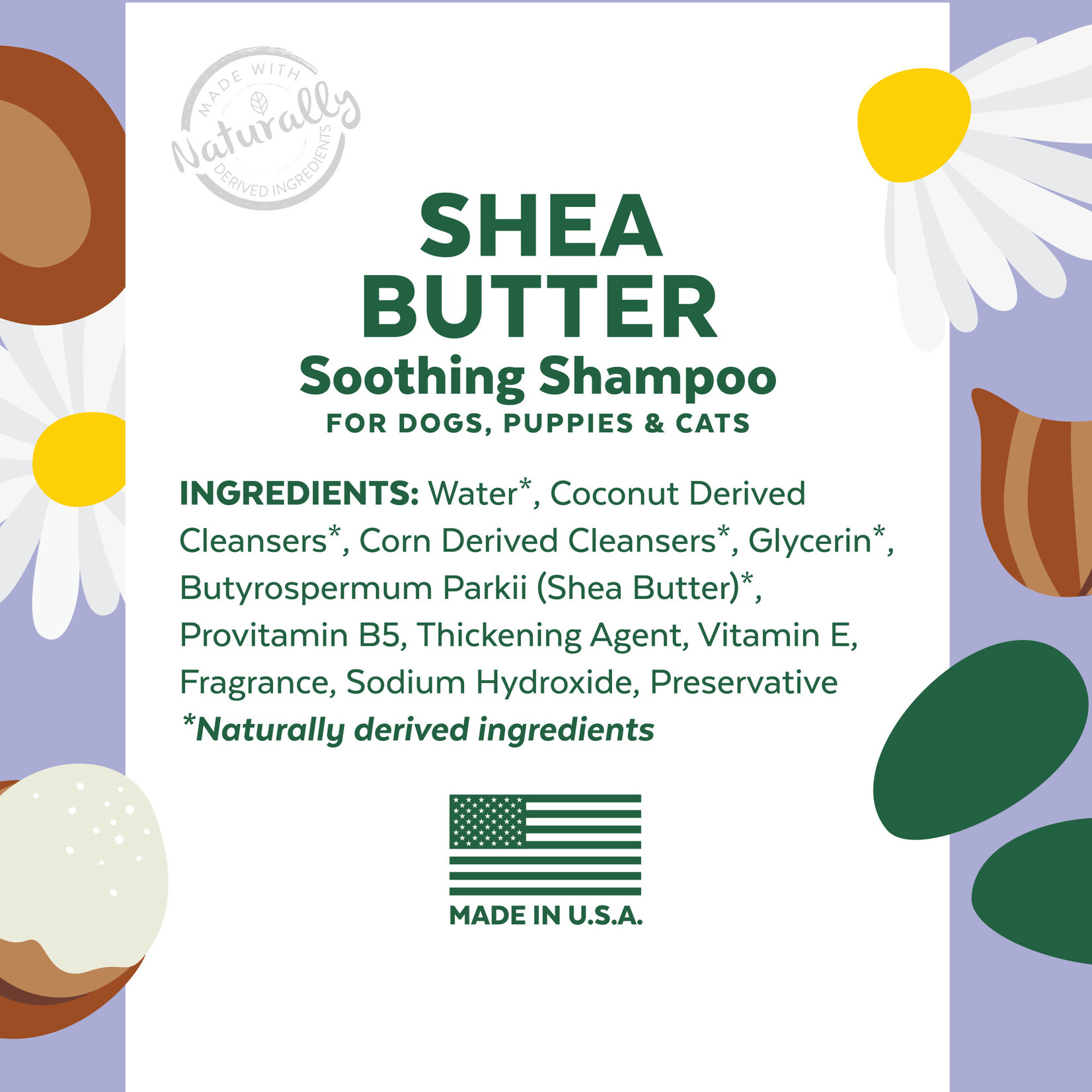 Tropiclean TropiClean Essentials Shea Butter Soothing Shampoo for Dogs & Cats 16 oz