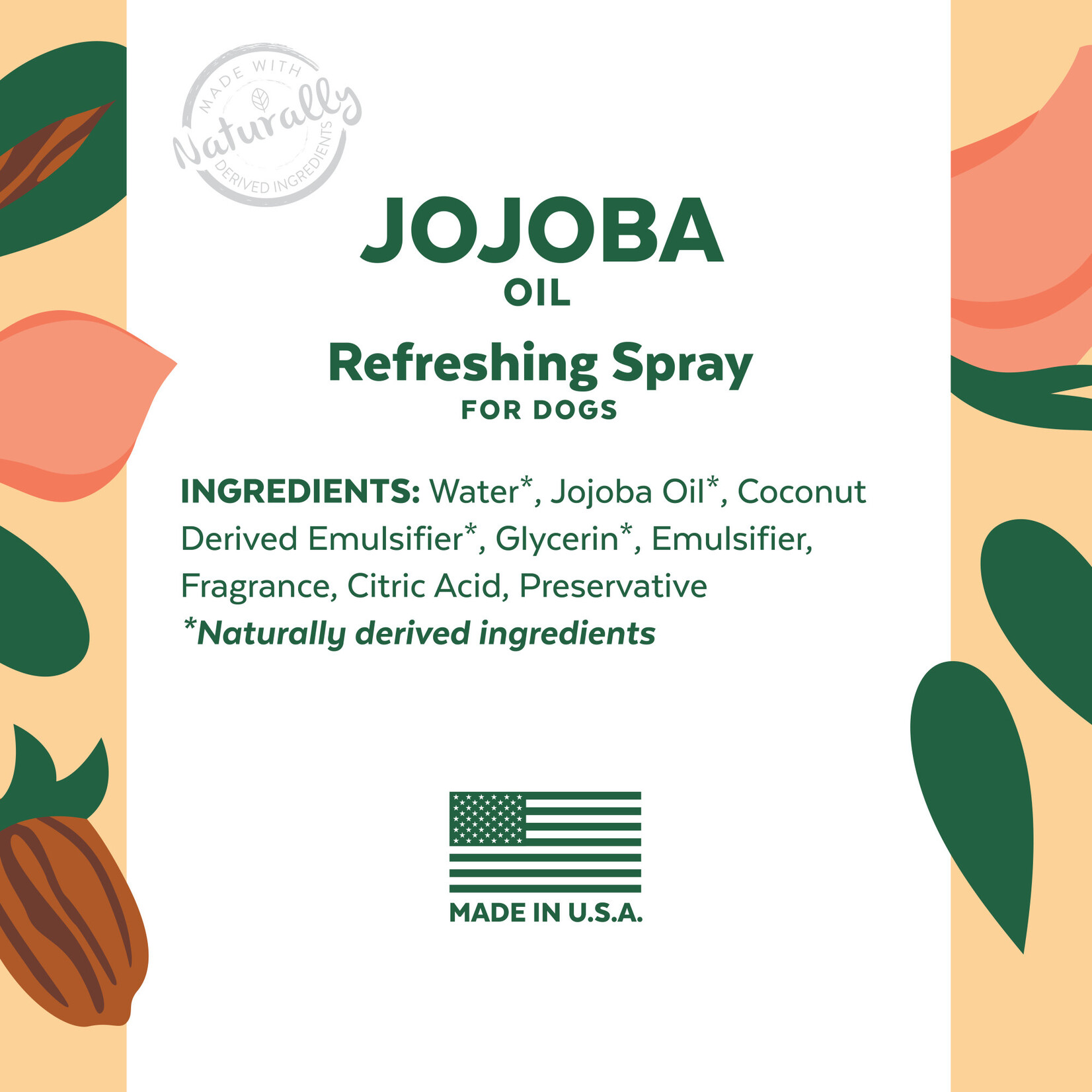 Tropiclean TROPICLEAN ESSENTIALS JOJOBA OIL DEODORIZING SPRAY 8 OZ