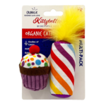 Huxley & Kent KITTYBELLES Mewow Cupcake & Candle Cat Toy