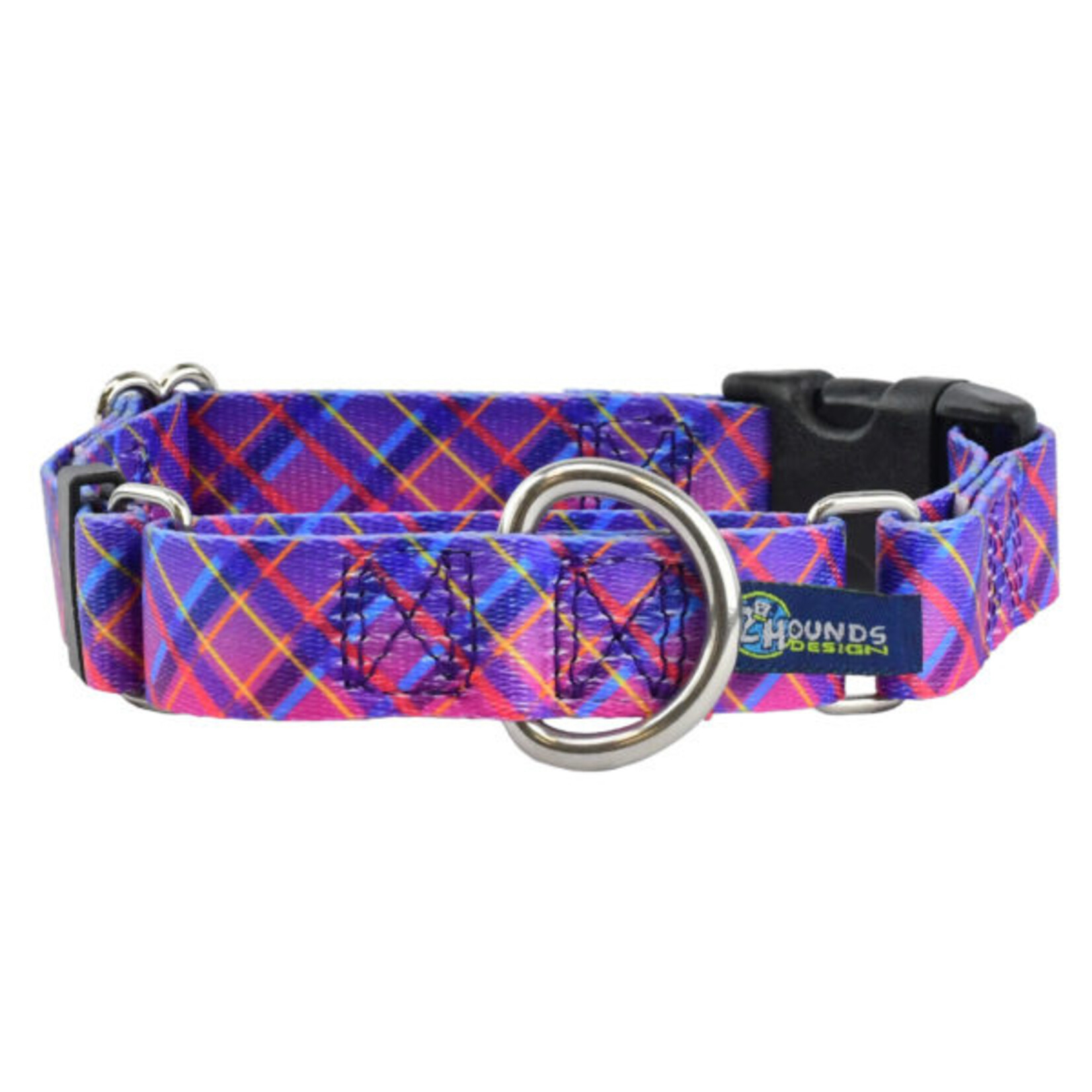 2 Hounds Design 2HOUNDS Martingale w Buckle Collar 1" Dog