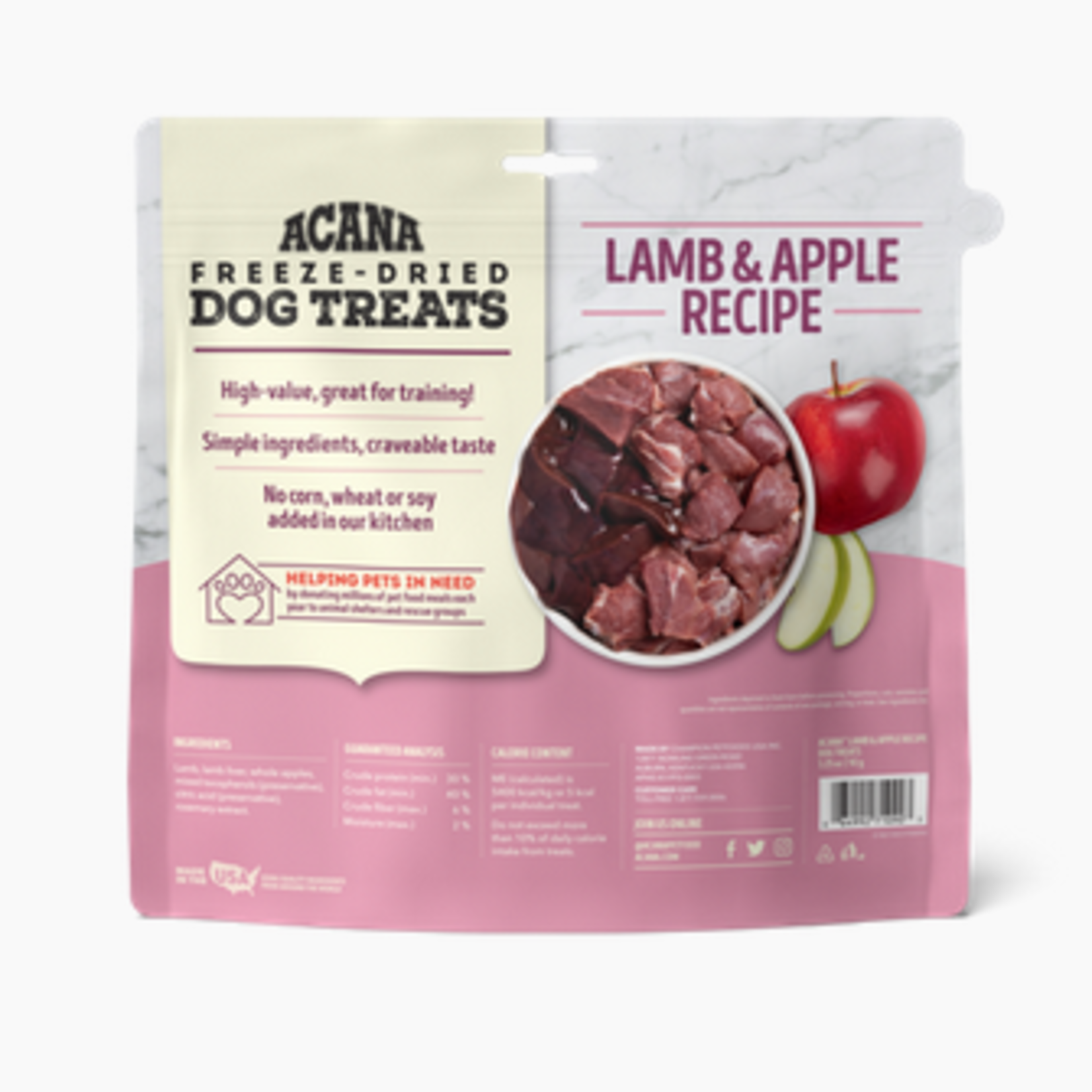 Acana Acana Singles Lamb & Apple Dog Treat 3.25oz