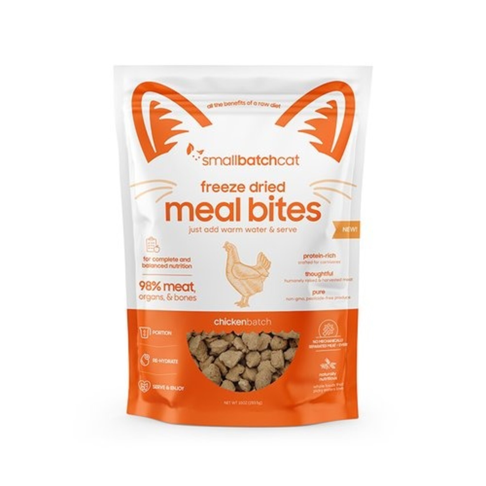 Smallbatch SMALL BATCH FD Mealbites Chicken Cat 10oz