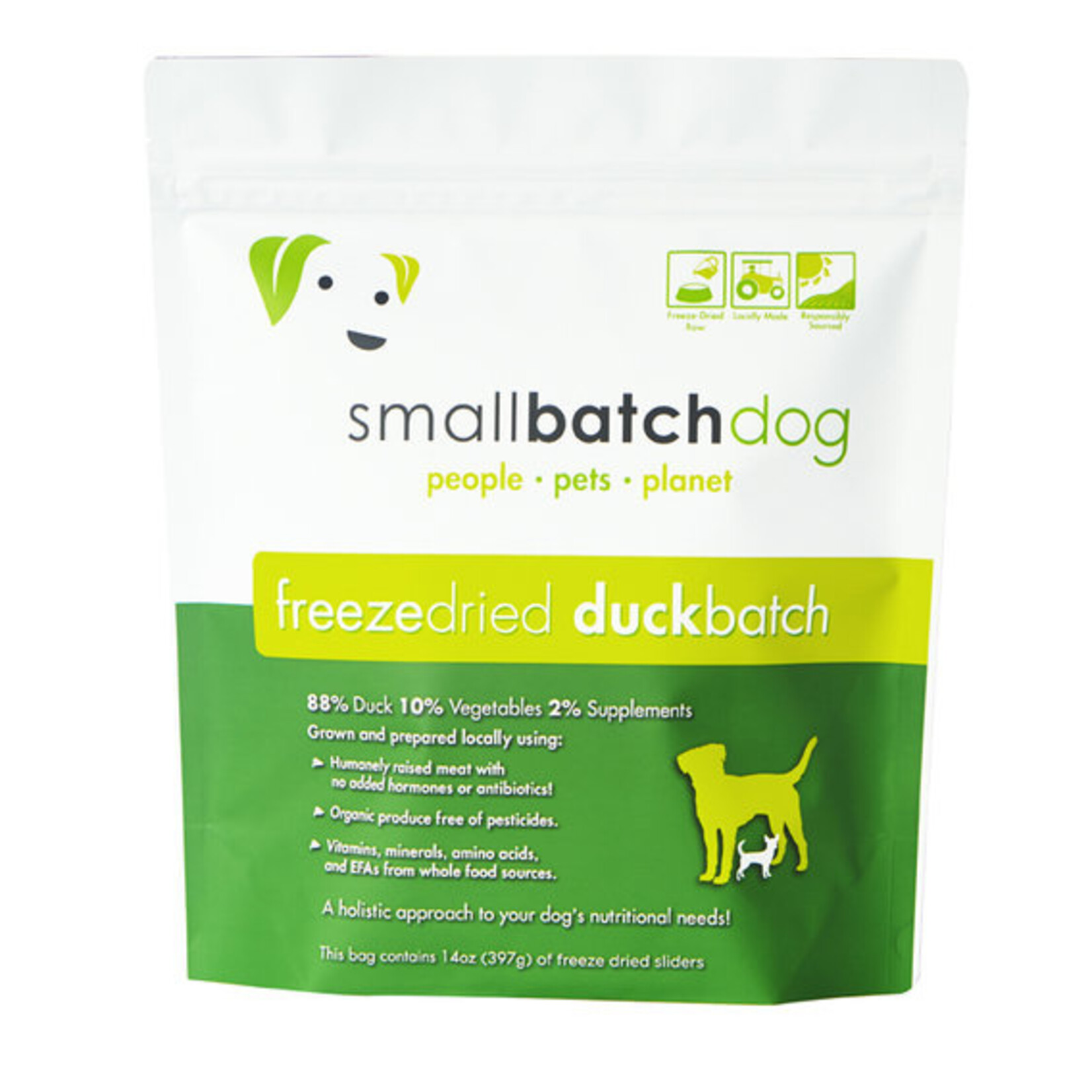 Smallbatch Smallbatch Dog Freeze-Dried Duck Sliders Grain-Free 14 oz