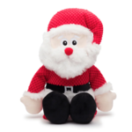 Fabdog FABDOG Holiday Santa Floppy Dog Toy Large