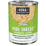 Koha KOHA Pure Shreds Chicken & Duck Dog Can 12.5oz