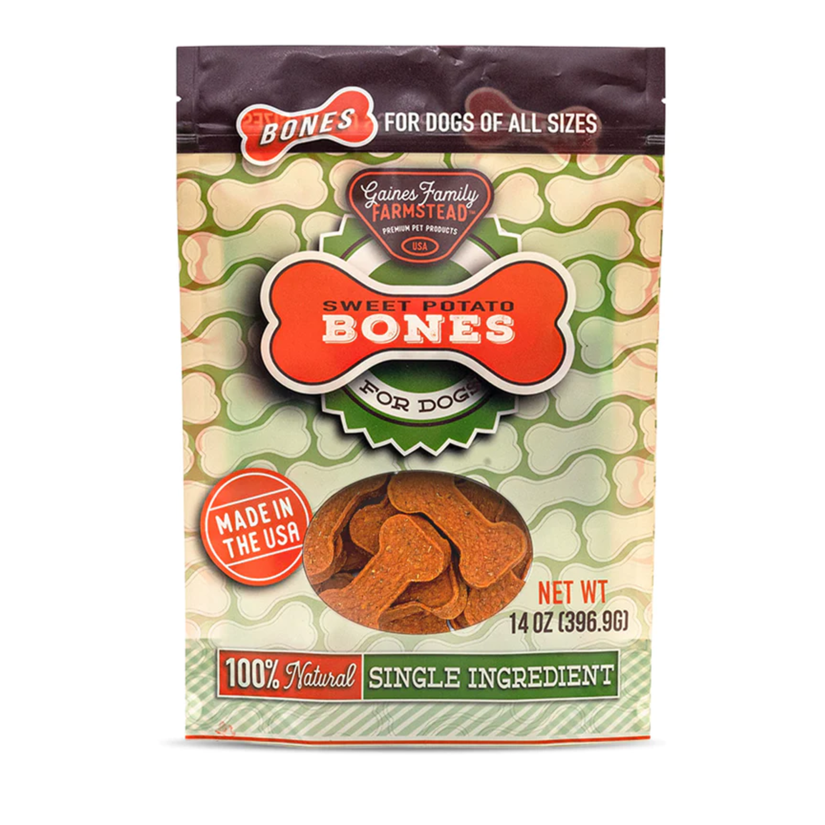 Gaines Family GAINES Sweet Potato Bones 14oz