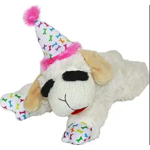 MultiPet MULTIPET Lamb Chop Bday Hat Pink Dog MD